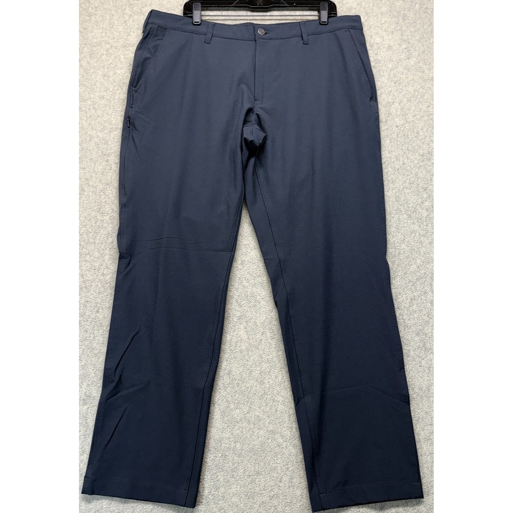 Bluffworks Mens Ascender‎ Chino Pants Deep Navy Stretch Slim Fit Travel 38x32